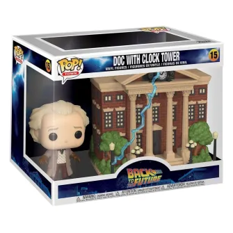 Funko POP! Figure - Funko POP! Town: Back To The Future - Doc w/Clock Tower
