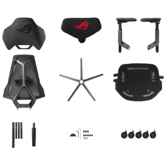 Gejmerske stolice - SL400 ROG DESTRIER Ergo Gaming stolica crna 