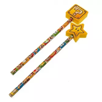 Notesi i olovke - Super Mario - Colour Block Pencil Set