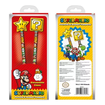 Notesi i olovke - Super Mario - Colour Block Pencil Set