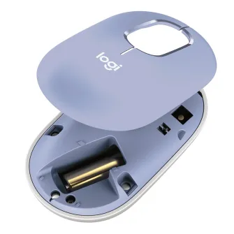 Kancelarijski miševi - Logitech POP Mouse with emoji - Lilac