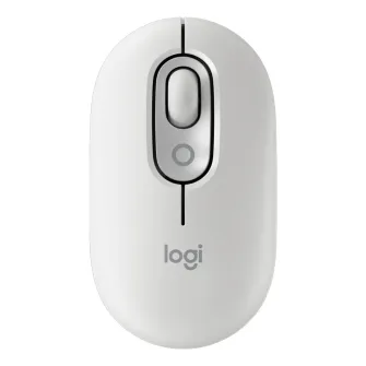 Kancelarijski miševi - Logitech POP Mouse with emoji - Off White