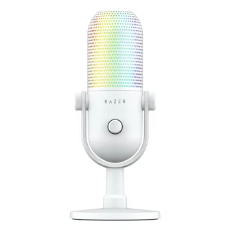 Gejmerski mikrofoni - Seiren V3 Chroma - RGB USB Mic - White Edition - FRML