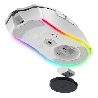 Gejmerski miševi - Cobra Pro - Wireless Gaming Mouse - White Edition