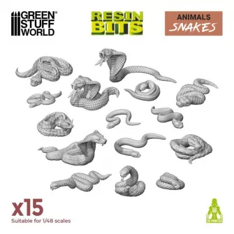 Warhammer pribor i oprema - 3D Printed - Animales SNAKES