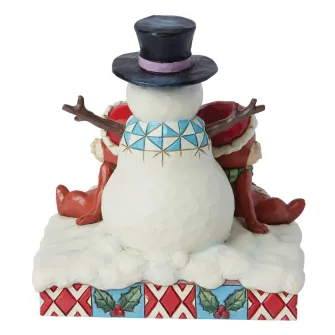 Ukrasne figure - Chip n Dale Snowman Figurine