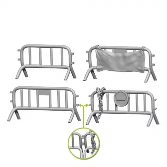 Warhammer pribor i oprema - 3D Printed - Miscellaneous - Metal Barricades