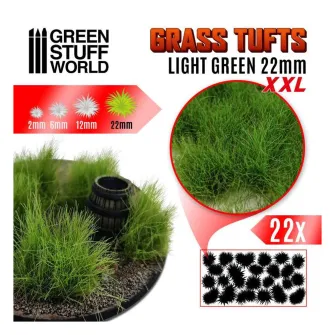 Warhammer pribor i oprema - Grass TUFTs 22mm XXL - LIGHT GREEN