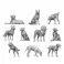 3D Printed - Animales - Dogs
