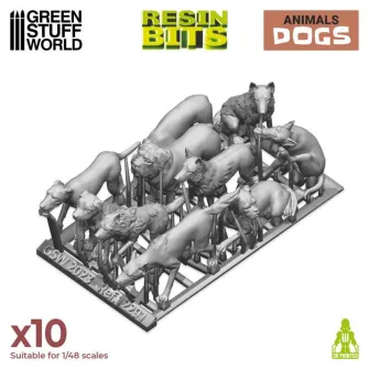 Warhammer pribor i oprema - 3D Printed - Animales - Dogs