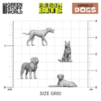 Warhammer pribor i oprema - 3D Printed - Animales - Dogs