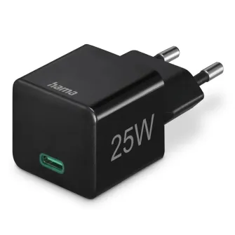 Punjači i adapteri - Kucni punjac Brzi USB-C PD/Qualcomm, 25W, crni