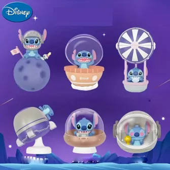 Blind Box figure - Disney Lilo and Stitch Interstellar Shuttle Bling Box - Miniso