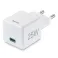 Kucni punjac Brzi USB-C PD/Qualcomm, 25W, beli