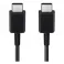 Samsung kabl 2 x USB-C muški, 3A, crni