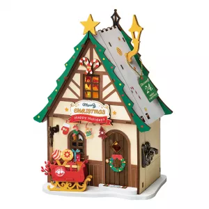 Drvene makete - Twinkling Christmas House