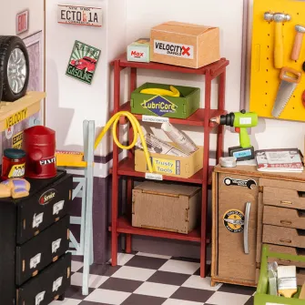 Drvene makete - Garage Workshop