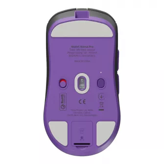 Gejmerski miševi - Dark Project Novus Pro Wireless Mouse - Blackberry