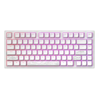Gejmerske tastature - Dark Project ALU Terra Nostra White - Wired Gaming Keyboard (ANSI)