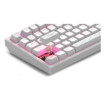 Gejmerske tastature - Dark Project ALU Terra Nostra White - Wired Gaming Keyboard (ANSI)