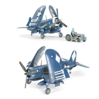 Avioni i helikopteri - 1:48 US Vought F4U-1D Cors.w/ 'Moto-Tug'