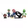 Super Mario Bros - Mario Yoshi Luigi (mini set of 6pcs) v2