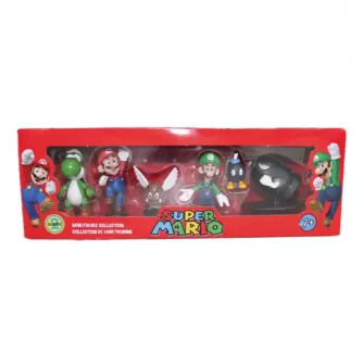 Akcione figure - Super Mario Bros - Mario Yoshi Luigi (mini set of 6pcs) v2