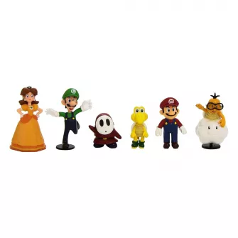 Akcione figure - Super Mario Bros - Mario Yoshi Luigi (mini set of 6pcs) v3