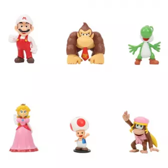 Akcione figure - Super Mario Bros - Mario Yoshi Luigi (mini set of 6pcs) v4