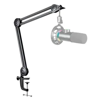 Streaming oprema - Fifine BM63 Super Steady Full Metal Heavy Microphone Boom Arm Stand - Black