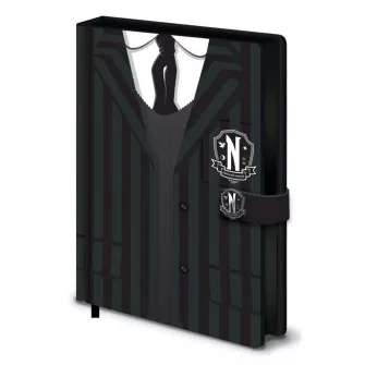 Notesi i olovke - Wednesday (Uniform) A5 Premium Notebook (Clasp)