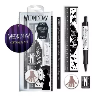Notesi i olovke - Wednesday (Nevermore) Stationery Set