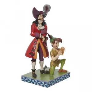Ukrasne figure - Devious & Daring (Peter Pan & Captain Hook Figurine)