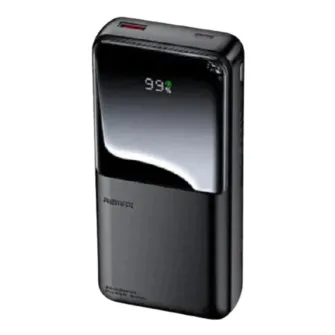 Power bank - REMAX RPP-679 Black 20W+QC 22.5W Power Bank with 2 Fast Ch.Cables 10000mAh