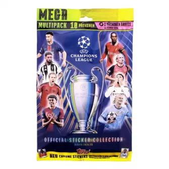 Kolekcionarske kartice - Champions League 2025 Mega Multipack (10Pcs + 1 bonus)