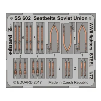 Pribor i oprema za makete - 1:72 Seatbelts Soviet Union WWII Fighters - Steel
