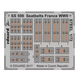 Plastične makete - 1:72 Seatbelts France WWII - Steel