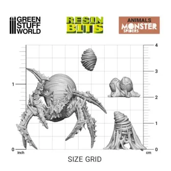 Warhammer pribor i oprema - 3D Printed - Wargames Miniatures- MONSTER SPIDERS