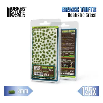 Warhammer pribor i oprema - Grass TUFTs XXL 2mm Realistic Green
