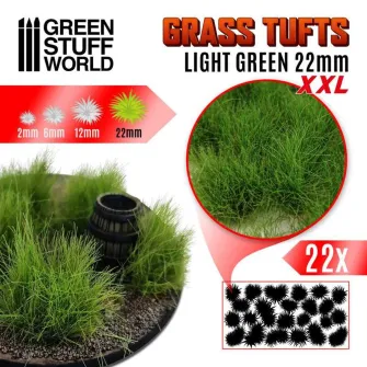 Warhammer pribor i oprema - Grass TUFTs XXL 2mm Light Green
