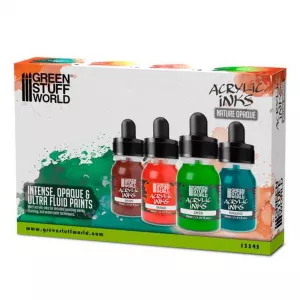 Acrylic Inks Set - Opaque Nature (x4)