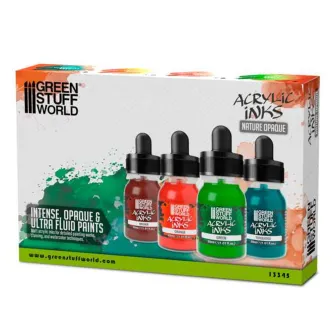 Warhammer boje - Acrylic Inks Set - Opaque Nature (x4)