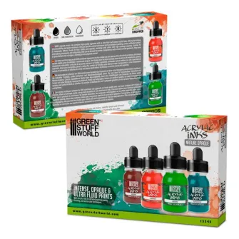 Warhammer boje - Acrylic Inks Set - Opaque Nature (x4)