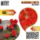 Red Flowers Shrub TUFT