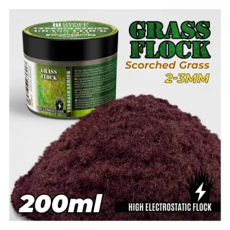 Warhammer pribor i oprema - Grass Flock - SCORCHED BROWN 2-3mm (200ml)