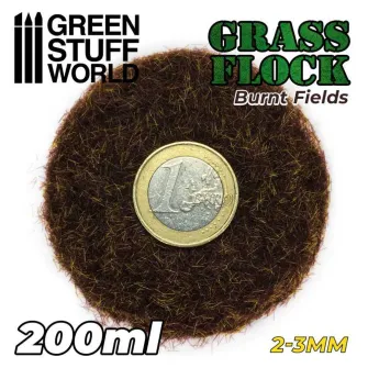 Warhammer pribor i oprema - Grass Flock - BURNT FIELDS 2-3mm (200ml)