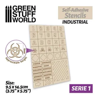 Warhammer pribor i oprema - Self-Adhesive stencils - Industrial