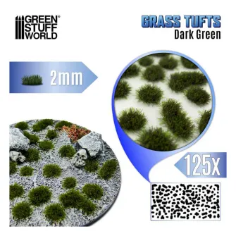 Warhammer pribor i oprema - Grass TUFTs XXL 2mm Dark Green