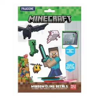 Merchandise razno - Minecraft Window Cling Decals