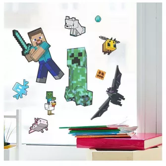 Merchandise razno - Minecraft Window Cling Decals